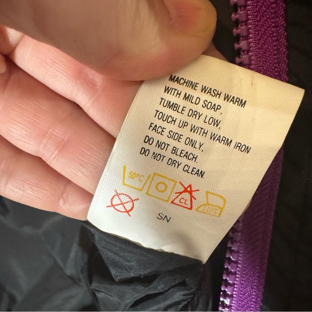 🦋Vintage Columbia Women’s Purple with Teal Bugaboo Windbreaker Shell Jacket🦋 - Picture 12 of 12